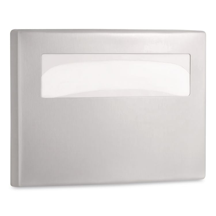 Stainless Steel Toilet Seat Cover Dispenser, ClassicSeries, 15.75 x 2 x 11, Satin Finish