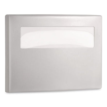 Stainless Steel Toilet Seat Cover Dispenser, ClassicSeries, 15.75 x 2 x 11, Satin Finish