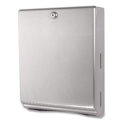 Surface-Mounted Paper Towel Dispenser, 10.75 x 4 x 14, Stainless Steel