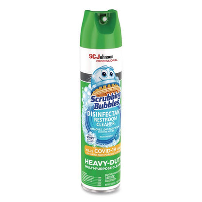 Disinfectant Restroom Cleaner II, Rain Shower Scent, 25 oz Aerosol Spray