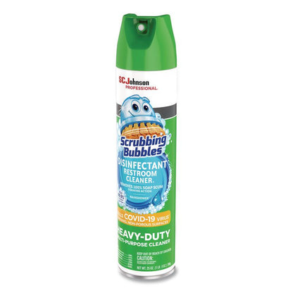 Disinfectant Restroom Cleaner II, Rain Shower Scent, 25 oz Aerosol Spray