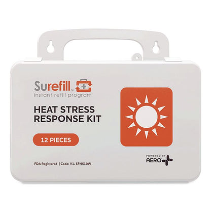 Heat Stress Kit - Medium Plastic Case, 12 Pieces
