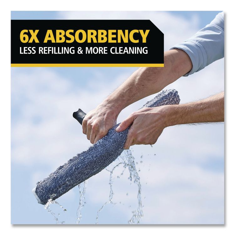 Microfiber Glass/Window Cleaning Washer, 18" Wide Blade
