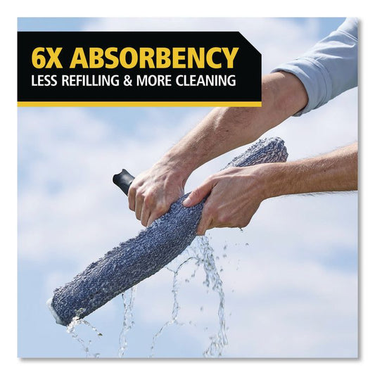 Microfiber Glass/Window Cleaning Washer Sleeve, 14" Wide Blade
