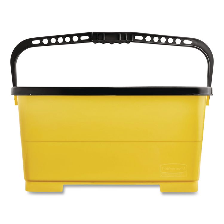 Glass/Window Cleaning Bucket and Lid, 6 gal, Yellow