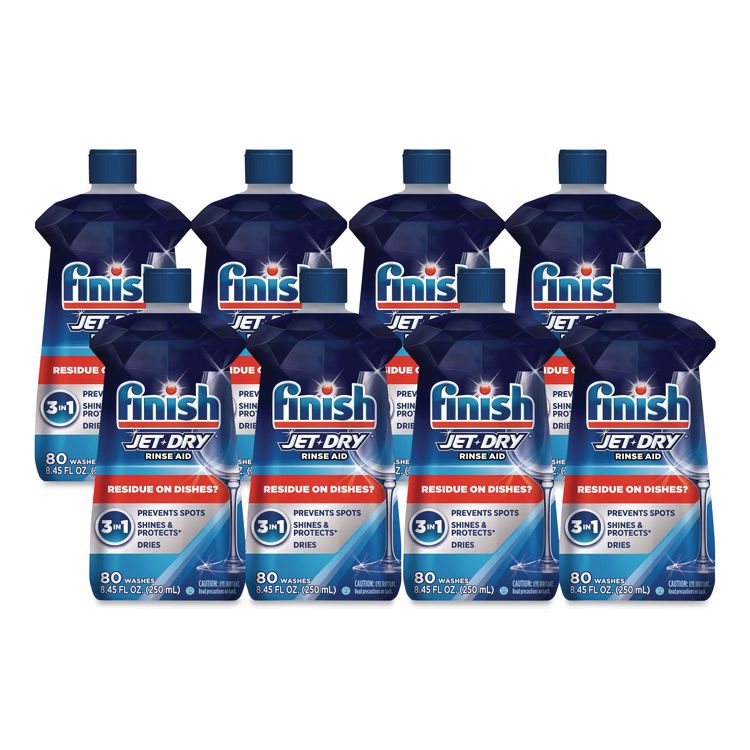 Jet-Dry Rinse Agent, 8.45 oz Bottle, 8/Carton