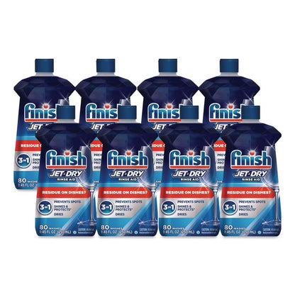 Jet-Dry Rinse Agent, 8.45 oz Bottle, 8/Carton