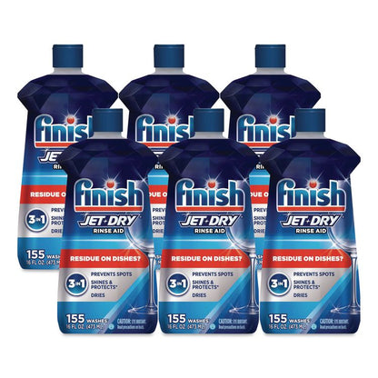 Jet-Dry Rinse Agent, 16 oz Bottle, 6/Carton