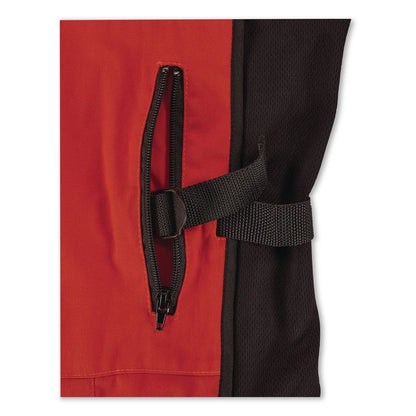 Chill-Its 6260 Lightweight Phase Change Cooling Vest with Packs, Cotton/Polyester, Small/Medium, Orange