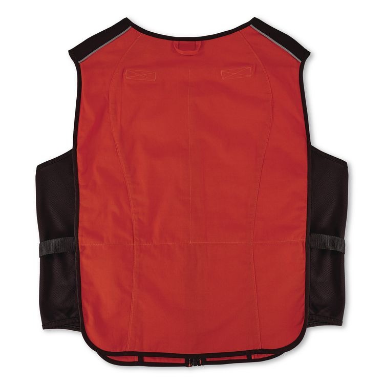 Chill-Its 6255 Lightweight Phase Change Cooling Vest, Cotton/Polyester, Large/X-Large, Orange