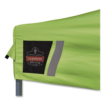 SHAX 6004 Heavy-Duty Pop-Up Tent, 10 ft x 20 ft x 10 ft, Polyester/Steel, Lime