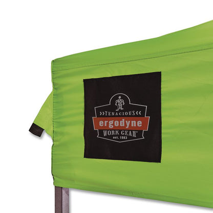 SHAX 6001 Lightweight Pop-Up Tent, 10 ft x 10 ft, Polyester/Steel, Lime
