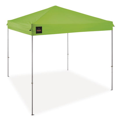 SHAX 6001 Lightweight Pop-Up Tent, 10 ft x 10 ft, Polyester/Steel, Lime