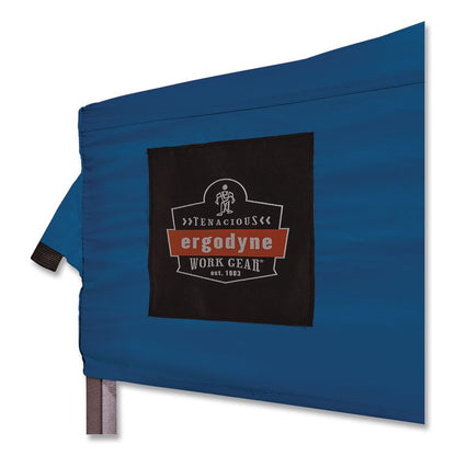 SHAX 6001 Lightweight Pop-Up Tent, 10 ft x 10 ft, Polyester/Steel, Blue