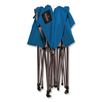 SHAX 6001 Lightweight Pop-Up Tent, 10 ft x 10 ft, Polyester/Steel, Blue