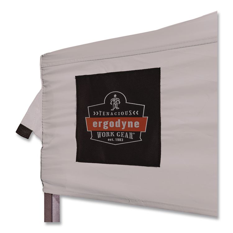 SHAX 6001 Lightweight Pop-Up Tent, 10 ft x 10 ft, Polyester/Steel, White