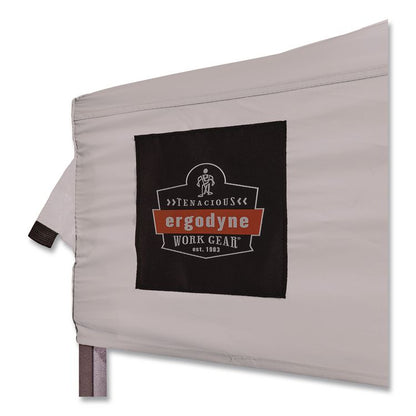 SHAX 6001 Lightweight Pop-Up Tent, 10 ft x 10 ft, Polyester/Steel, White