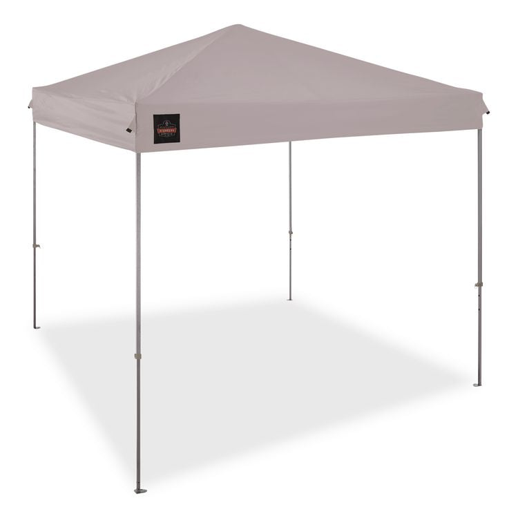 SHAX 6001 Lightweight Pop-Up Tent, 10 ft x 10 ft, Polyester/Steel, White