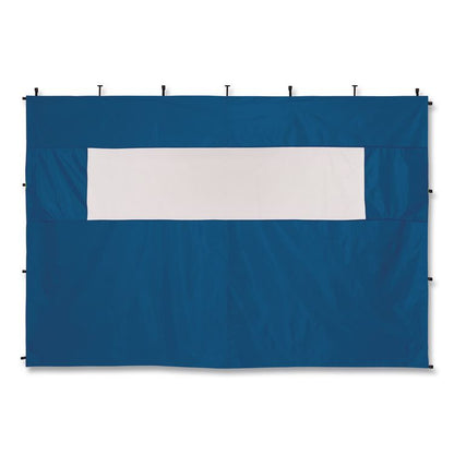 SHAX 6195 Pop-Up Tent Sidewall with Mesh Window, 10 ft x 10 ft, Polyester, Blue