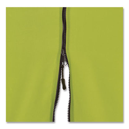 SHAX 6196 Pop-Up Tent Sidewall with Zippered Door, 10 ft x10 ft, Polyester, Lime