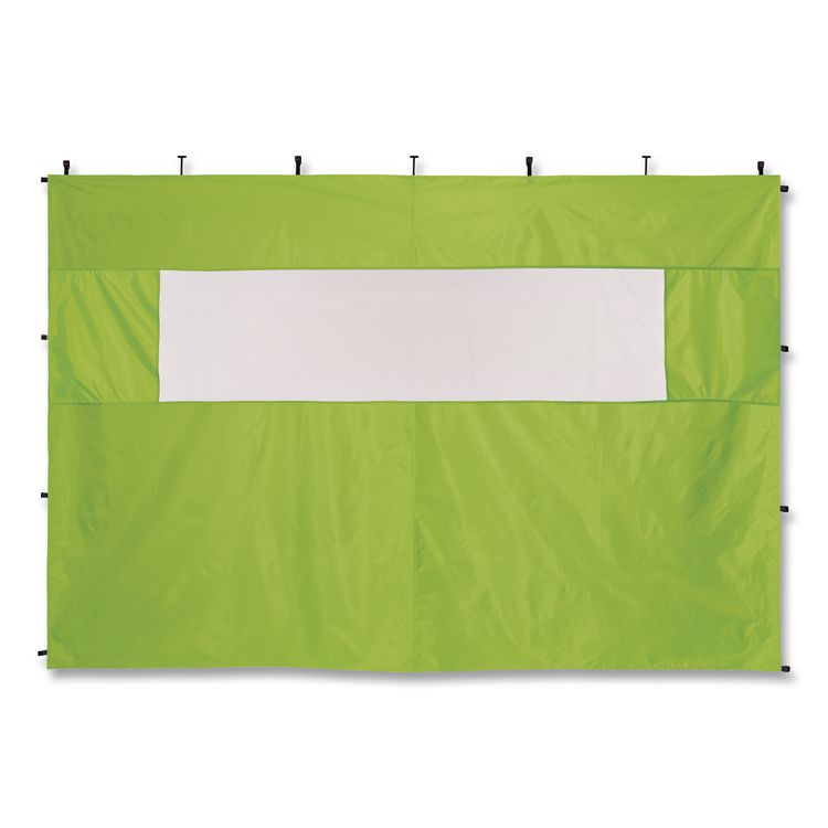 SHAX 6056 Heavy-Duty Pop-Up Tent Kit - Mesh Windows, Single Skin, 10 ft x 10 ft, Polyester/ Steel, Lime