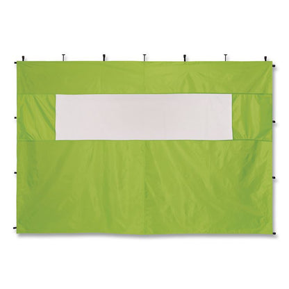 SHAX 6056 Heavy-Duty Pop-Up Tent Kit - Mesh Windows, Single Skin, 10 ft x 10 ft, Polyester/ Steel, Lime