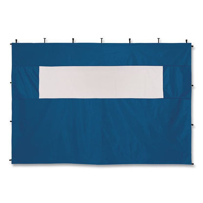SHAX 6056 Heavy-Duty Pop-Up Tent Kit - Mesh Windows, Single Skin, 10 ft x 10 ft, Polyester/Steel, Blue