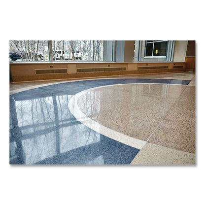 Low-Speed High Productivity Floor Pads 7300, 17" Diameter, Black, 5/Carton