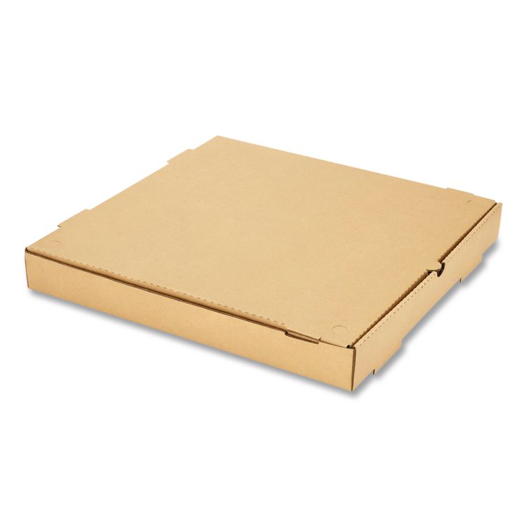Corrugated Pizza Box, 16 x 16 x 2, Kraft, Cardboard, 50/Carton