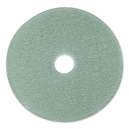 Ultra High-Speed Floor Burnishing Pads 3100, 19" Diameter, Aqua, 5/Carton