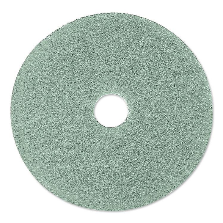 Ultra High-Speed Floor Burnishing Pads 3100, 27" Diameter, Aqua, 5/Carton