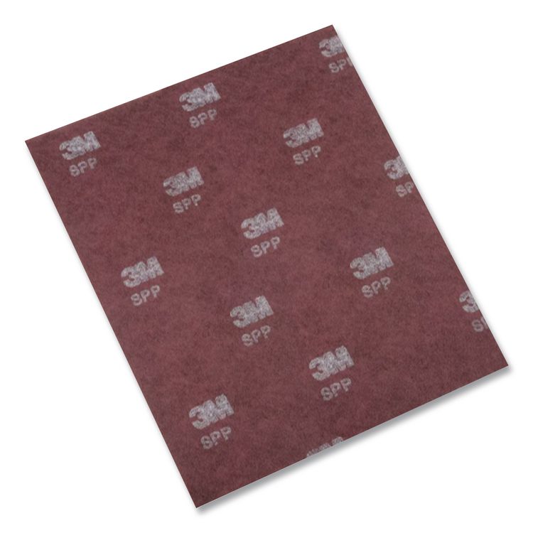 Surface Preparation Pad Sheets, 14 x 20, Maroon, 10/Carton