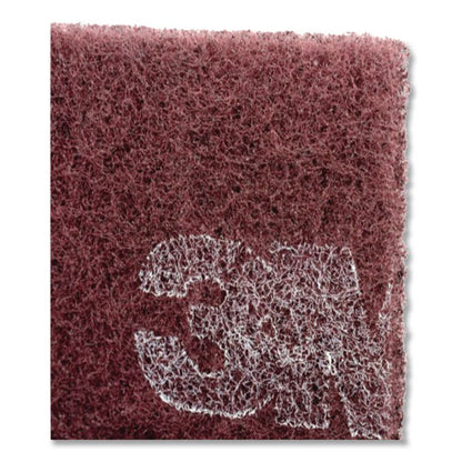 Surface Preparation Pad Sheets, 14 x 20, Maroon, 10/Carton