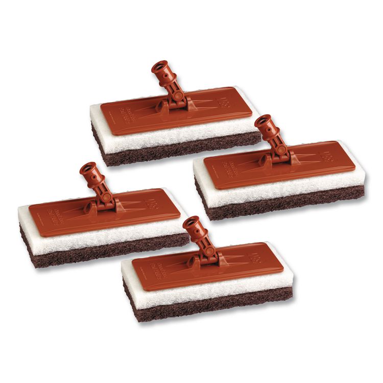 Doodlebug Threaded Pad Holder Kit, 4.63 x 10, Orange, 4/Carton