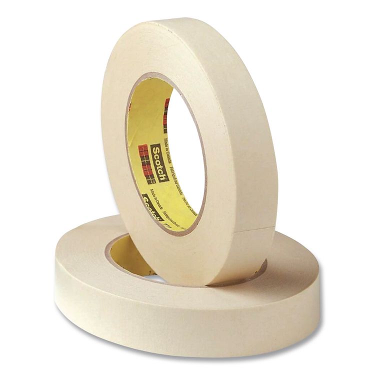 General Purpose Masking Tape 234, 3" Core, 18 mm x 55 m, Tan