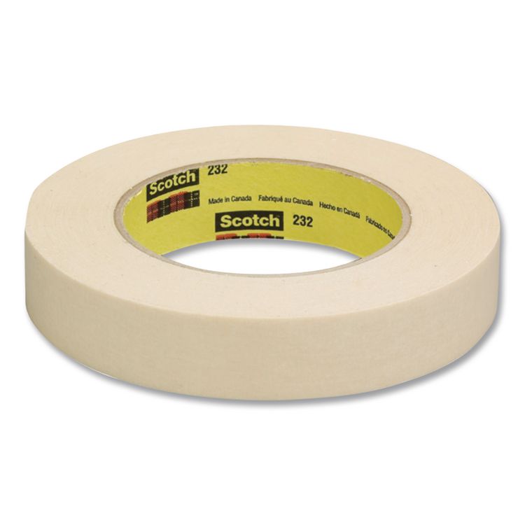 General Purpose Masking Tape 234, 3" Core, 18 mm x 55 m, Tan