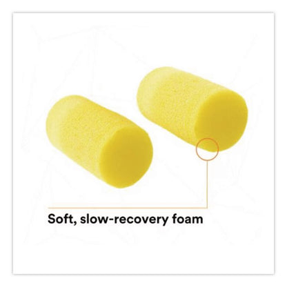 E-A-RClassic Plus Earplugs, 33 dB NRR, Large, Yellow Cylindrical Plugs, 200 Pairs/Box
