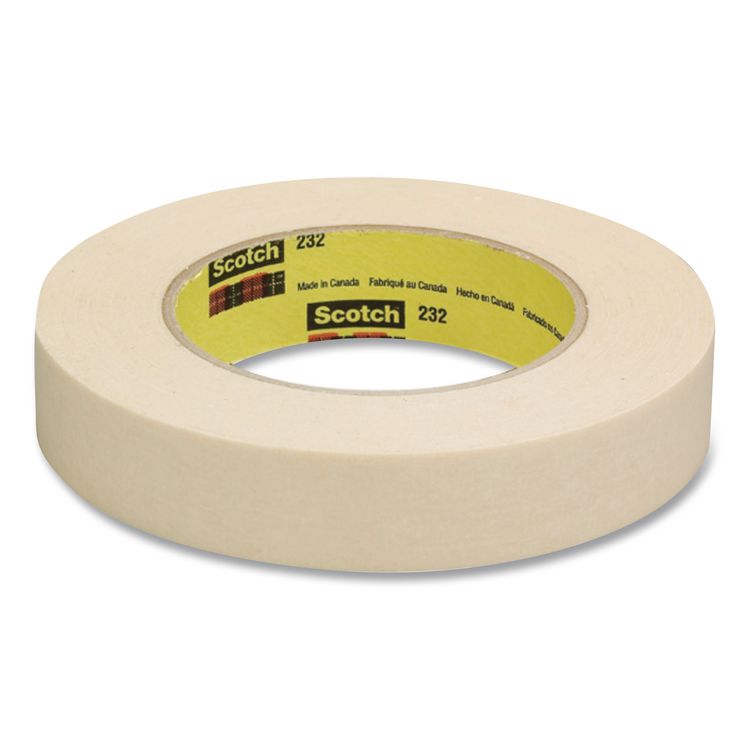 Printable Flatback Paper Tape, 3" Core, 1" x 60 yds, White