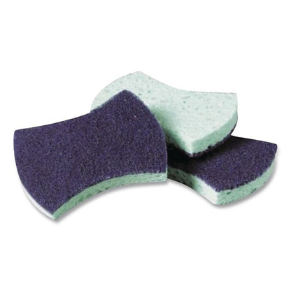 Power Sponge 3000, 2.8 x 4.5, 0.6" Thick, Blue/Teal, 5/Pack