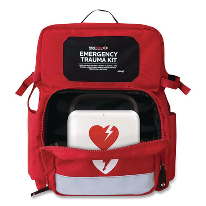 Trauma Backpack, without AED, Pro, 6 Pieces, Fabric Case