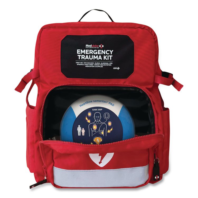 Trauma Backpack, without AED, Pro and Airway, 7 Pieces, Fabric Case
