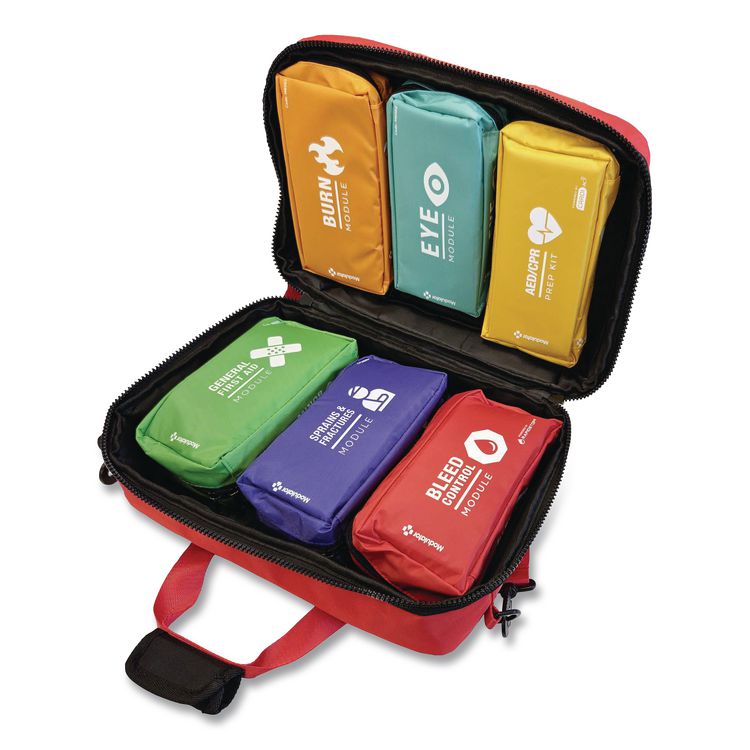 Emergency Response Bag, Standard, 6 Pieces, Fabric Case
