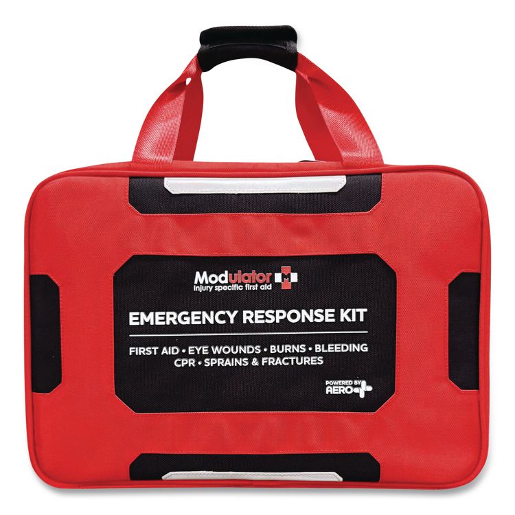 Emergency Response Bag, Pro, 6 Pieces, Fabric Case