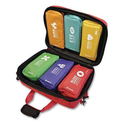 Emergency Response Bag, Pro, 6 Pieces, Fabric Case