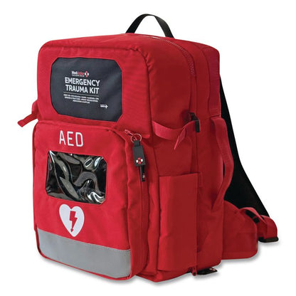 Trauma Backpack, without AED, Standard, 6 Pieces, Fabric Case