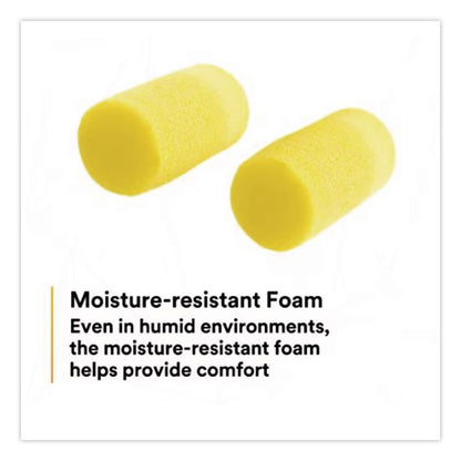 E-A-RClassic Plus Earplugs, 33 dB NRR, Large, Yellow Cylindrical Plugs, 200 Pairs/Box