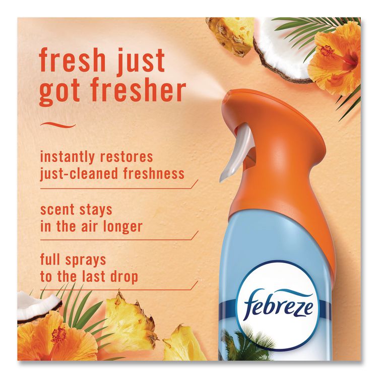 AIR, Hawaiian Aloha, 8.1 oz Aerosol Spray, 2/Pack, 3 Packs/Carton
