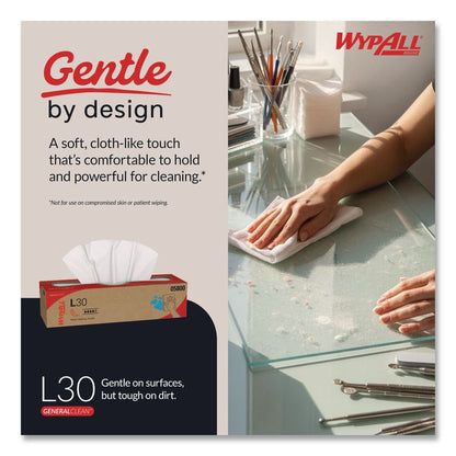 L30 Towels, POP-UP Box, 16.4 x 9.8, White, 100/Box, 8 Boxes/Carton