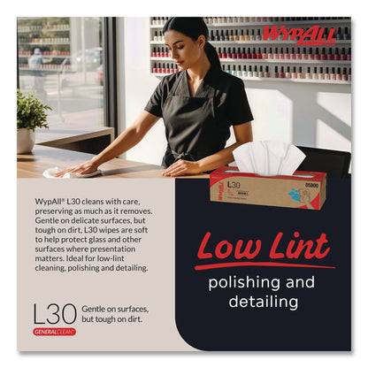 L30 Towels, POP-UP Box, 16.4 x 9.8, White, 100/Box, 8 Boxes/Carton