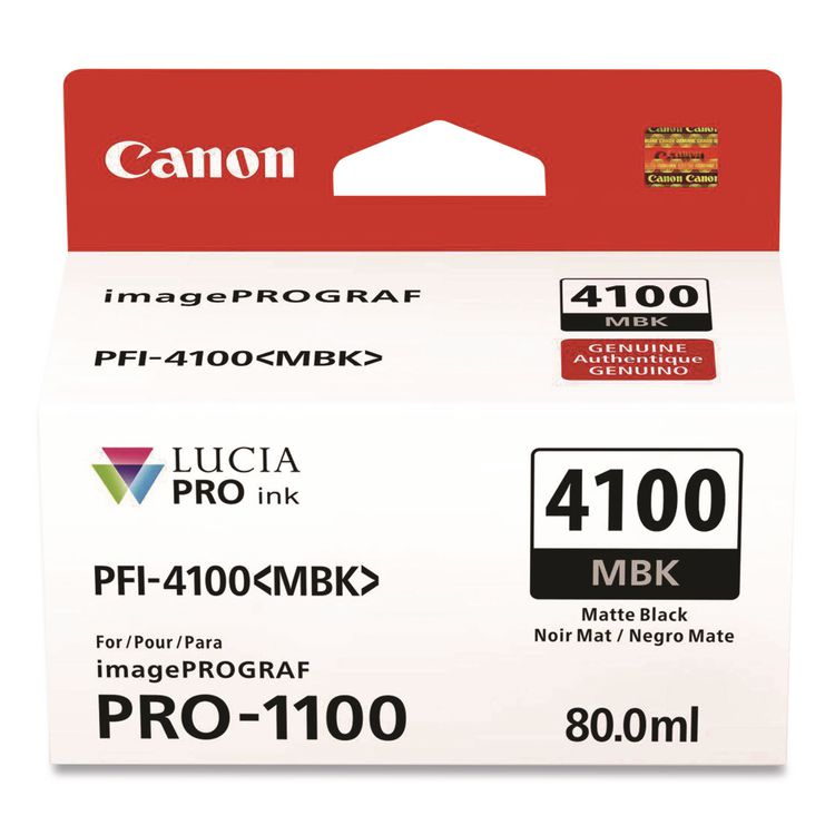 6776C002AA (PFI-4100) High-Yield Ink, Matte Black